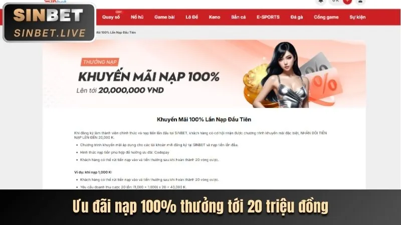 Các chương trình khuyến mãi tại 188loto